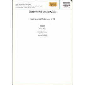 Earthworks database #23, Paratu Way, Signallers Grove, Beacon Hill Road