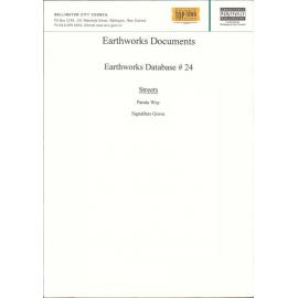 Earthworks database #24, Paratu Way, Signallers Grove