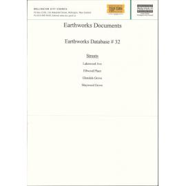 Earthworks database #32, Lakewood Avenue, Ellwood Place, Glendale Grove, Maywood Grove