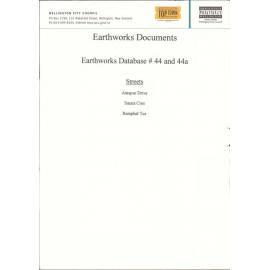 Earthworks database #44 and 44A, Amapur Drive, Satara Crescent, Ramphal Terrace