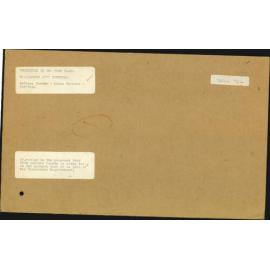 Objection To The Proposed Road Form Kelburn Parade To Adams Terrace. On The Grounds That It Is Part Of The University Requirement