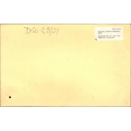 Warwick Street - Pembroke Road - Designation Of Land For Watersupply