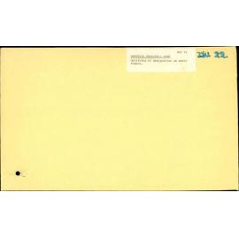 Brooklyn Road/Bell Road - Uplifting Of Designation As Water Supply