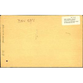 Troy Street (Corner Troy/Kemp Streets) - Zoning Of Unformed Road - As Residential B1