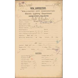 44-85 Farnham Street, electricity connection records