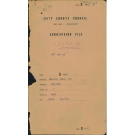 Subdivision, Baylands Drive, Somes Crescent, Cheyne Walk, Bellevue Lands Ltd