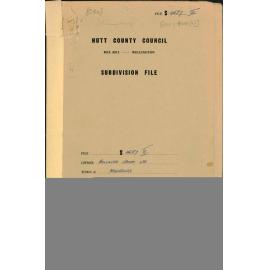 Subdivision, Baylands Drive, Somes Crescent, Cheyne Walk, Bellevue Lands Ltd