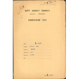 Subdivision, 7, 9 Cunliffe Street, Scadden Bros