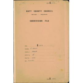 Subdivision, 25 Hawtrey Terrace, R Saville