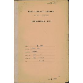 Subdivision, Makara Road, Jervis Estate