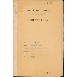 Subdivision, Town of Churton, J D Walker