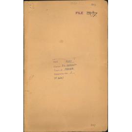 Subdivision, Rifle Range Road, P W Ahradsen