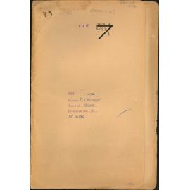 Subdivision, Makara Road, P L J Holthouse