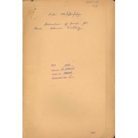 Land for Road, Ohariu Valley, P W Ahradsen