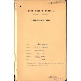 Town of Makara. Extension no. 92 and 93. Plan no 5520 (Right of Way, not proceeded) and 5543 (DP 34762). Owner: H T D Robertson. December 1979: Right of Way over Part Lot 3, DP 29715. DP 51488 Right of Way over Part Lot 3.