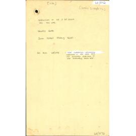 Subdivision of Lot 2 DP 31009 into two lots: Takapu Road: John Feast Family Trust