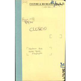 Newtown Park - Winter Sports, Floodlights