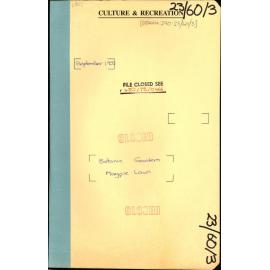 Parks and Reserves: Botanic Garden: Picnics: Magpie Lawn