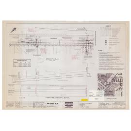 Tinakori Road, Stormwater Relay, plan and longitudinal section, sheet 1