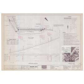 Patanga Crescent, Stormwater Relay, Plan and Longitudinal Section