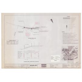 43 Patanga Crescent, Stormwater Relay, Plan and Longitudinal Section