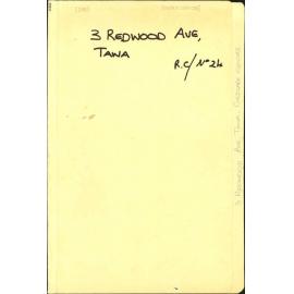 Application for Resource Consent, 3 Redwood Avenue