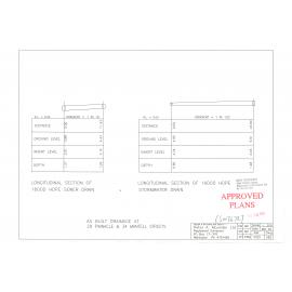 29 Pinnacle and 34 Mantell Streets, Longitudinal Sections