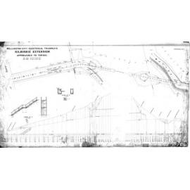 Wellington City Electric Tramways, Kilbirnie Extension, Approaches to Tunnel, Pirie Street, Drawing 1