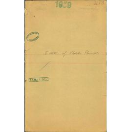 Estate of Charles Plimmer