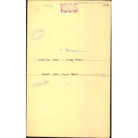 Land for Street - Volga Street - Sacred Heart Trust Board