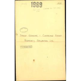 Street Widening - Cleveland Street - Property Securities Ltd 