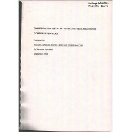 Commercial Building at 99-101 Willis Street, Wellington, Conservation Plan