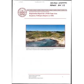 Registration Report for a Wahi Tapu Area, Rangitatau, Wellington (Registration No. 9648)
