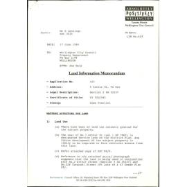 Supporting Evidence/Information, Property, Disposal, 3-15 Arthur Street