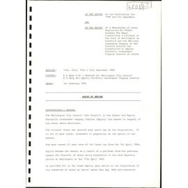 Supporting Evidence/Information, Property, CBD Ground Lease, 135-137 Featherston Street, leases of premises