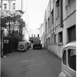 b. Motor vehicles parked in Lombard Street