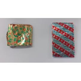 Milk bottle top Christmas foil