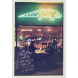 Neon Amphibian', Axolotl Cafe, 34 Courtenay Place