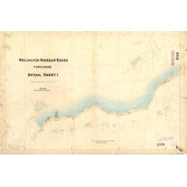 Survey of Foreshore by Ward : Oriental Bay to Evans Bay - Sheet 1