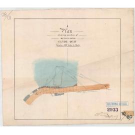Plan shewing position of Meech's Baths [Te Aro Baths] Clyde Quay