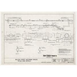 Bolton Street, Motorway Bridge, 150 mm Main Details