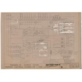 Townsend Road Pumping Station, Proposed Electrical Diagram for 2 Pump Lay out