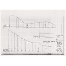 Glendene Developments Ltd, Takapu Road Stage 1, As Built Longsection of 12" DIA Concrete Lined Steel Rising Main