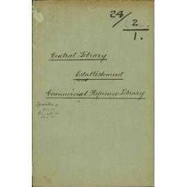 Central Library, Establishment, Commercial Reference Library