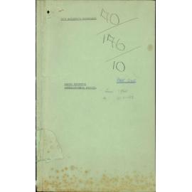 Karori Reservoir, Bacteriological Reports