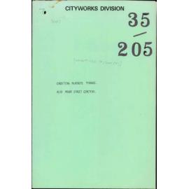 Condition of road -Mckenzie Terrace (also Mount Street Cemetery)