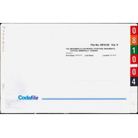 Fountains, Monuments, Statues, Memorials - General