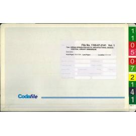 Architectural design - Central Library windbreak