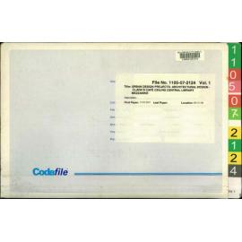 Architectural design - Clark's Café ceiling Central Library mezzanine