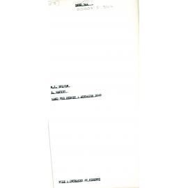 Lease of land, land for street, Adelaide Street